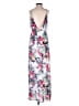 H&M 100% Polyester Tropical White Casual Dress Size 2 - photo 2