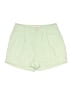 Assorted Brands 100% Polyester Solid Green Shorts Size 10 - photo 1