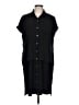 Calvin Klein 100% Polyester Black Casual Dress Size L - photo 1