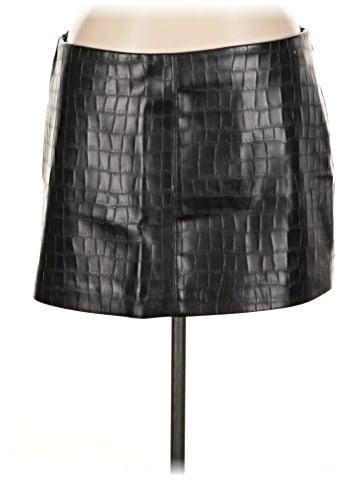 Divided by H&M Faux Leather Skirt (view 1)