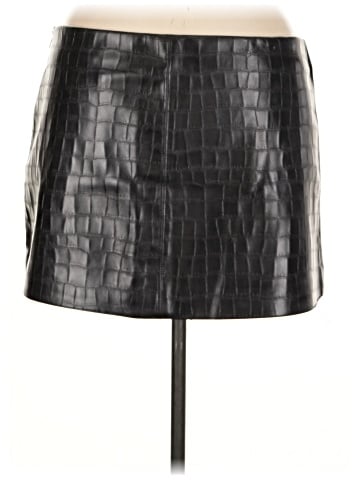 Divided by H&M Faux Leather Skirt (view 2)