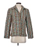 Coldwater Creek Tweed Teal Silk Blazer Size XS - photo 1