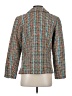 Coldwater Creek Tweed Teal Silk Blazer Size XS - photo 2