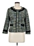 Sandro Sportswear Tweed Teal Black Jacket Size Med (2) - photo 1
