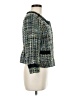 Sandro Sportswear Tweed Teal Black Jacket Size Med (2) - photo 4