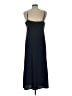 A New Day 100% Polyester Solid Black Blue Cocktail Dress Size L - photo 2