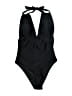 Unbranded Solid Black One Piece Swimsuit Size M (estimated) - photo 1