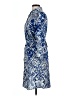 CAbi 100% Polyester Paisley Blue Cocktail Dress Size L - photo 5