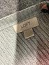 Ann Taylor LOFT Outlet 100% Cotton Chevron-herringbone Gray Pullover Sweater Size L - photo 7