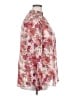 Torrid 100% Polyester Floral Pink Long Sleeve Blouse Size 2X Plus (2) - photo 4