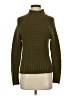 Assorted Brands Solid Green Turtleneck Sweater Size XS - photo 1