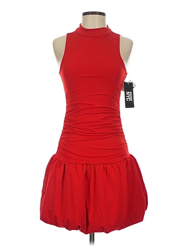 Pre-owned Madden Nyc Cocktail Dress In Red