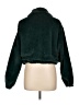 Know One Cares 100% Polyester Green Faux Fur Jacket Size L - photo 2