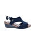 Usaflex Blue Wedges Size 10 - photo 1