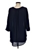 Glam 100% Polyester Blue 3/4 Sleeve Blouse Size M - photo 2