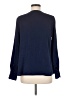 Worthington 100% Polyester Blue Long Sleeve Blouse Size M - photo 2