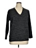 Terra & Sky Gray Pullover Sweater Size 0X - photo 1