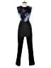 Little Mistress Graphic Black Jumpsuit Size 4 - photo 1