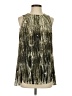 W by Worth 100% Polyester Gold Sleeveless Blouse Size 2 - photo 1