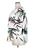 Torrid Tropical White Short Sleeve Blouse Size 2X Plus (2) - photo 5