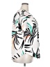 Torrid Tropical White Short Sleeve Blouse Size 2X Plus (2) - photo 4