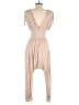 Mable Solid Tan Romper Size S - photo 2
