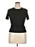 Shein Black Short Sleeve Turtleneck Size XL - photo 1
