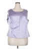 Sag Harbor Purple Sleeveless Blouse Size 22 - photo 1