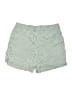 H&M 100% Viscose Stripes Green Board Shorts Size 6 - photo 2