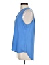 Violet & Claire 100% Polyester Blue Sleeveless Blouse Size L - photo 5