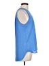 Violet & Claire 100% Polyester Blue Sleeveless Blouse Size L - photo 4