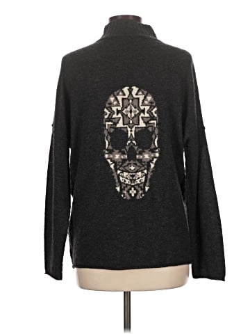 Skull Cashmere Cashmere Pullover Sweater (view 2)