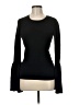BCBGMAXAZRIA Black Long Sleeve Top Size M - photo 1