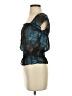 Express 100% Silk Teal Short Sleeve Top Size 1 - 2 - photo 5
