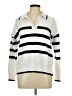 Max Studio Stripes White Pullover Sweater Size L - photo 1