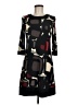 New Directions Graphic Black Casual Dress Size 6 (petite) - photo 1