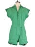 Assorted Brands Solid Green Romper Size XS - photo 1