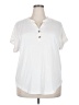 Unbranded Ivory Short Sleeve Henley Size XXL - photo 1