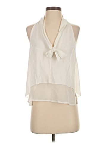 Zara W&B Collection Sleeveless Blouse (view 1)