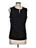 Worthington Black Sleeveless Blouse Size L - photo 1
