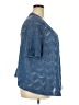 Cato Blue Cardigan Size 28W - photo 4