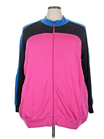 Woman Within Track Jacket (view 1)