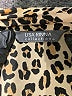 Lisa Rinna 100% Polyester Animal Print Brown Black Long Sleeve Blouse Size L - photo 7