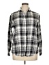 Grayson 100% Lyocell Plaid Gray Long Sleeve Button-Down Shirt Size XL (5) - photo 1