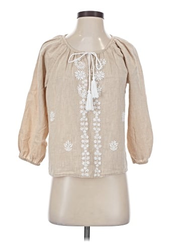 World Market 3/4 Sleeve Blouse (view 1)
