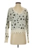 Cloud Chaser 100% Acrylic Animal Print Silver Pullover Sweater Size S - photo 1