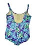 American Beach Tropical Blue Swimsuit Top Size 10 - photo 2