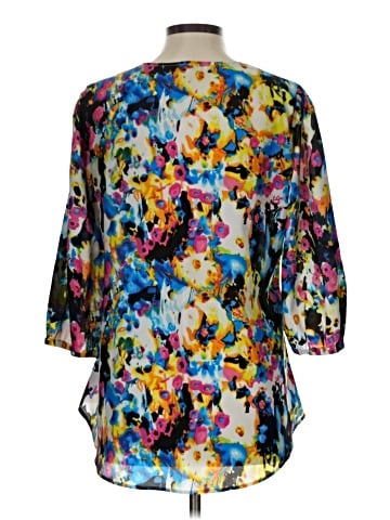 Lovers + Friends 3/4 Sleeve Blouse (view 2)