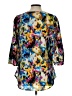 Lovers + Friends Blue 3/4 Sleeve Blouse Size L - photo 2