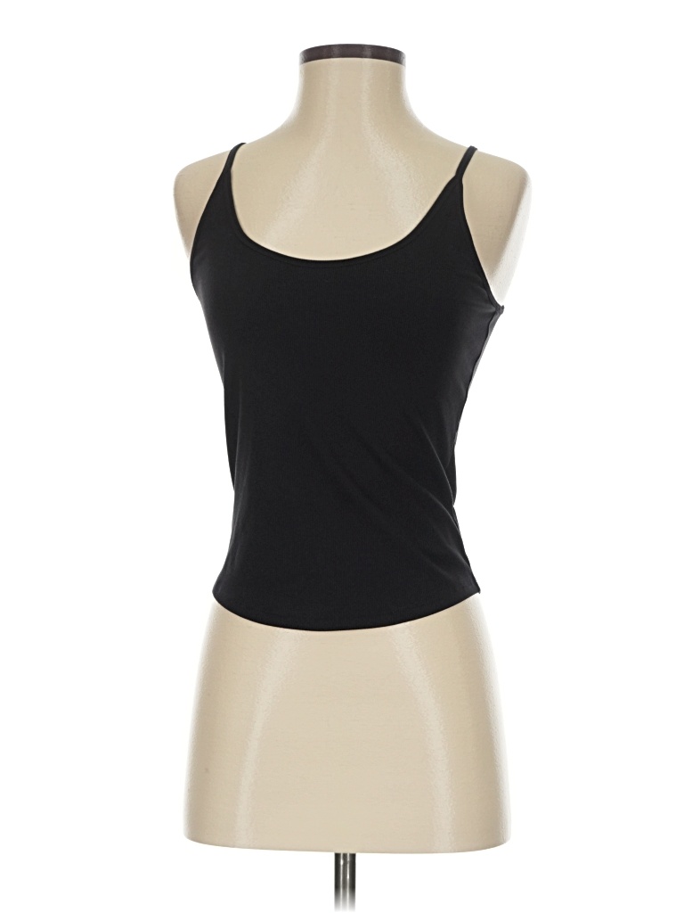 Pre-owned Athleta Tank Top Black Strapless Neckline Tops